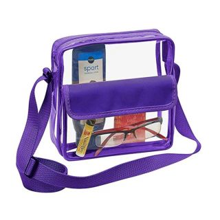 Túi đeo chéo trong suốt chất liệu PVC chống thấm nước TA033