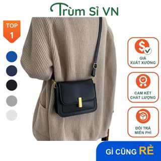 TÚI ĐEO CHÉO NỮ TÚI XÁCH CAO CẤP DA TRƠN SIZE 18 T097 - TRÙM SỈ VN