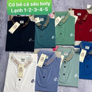 Áo thun nam POLO trơn vải cá sấu cotton cao cấp ngắn tay cực sang trọng