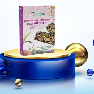 4 hộp bánh cốm muối hồng hima`s đặc sản Kiên Giang