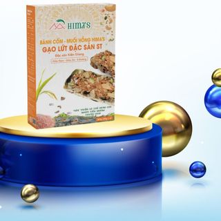 4 hộp bánh cốm muối hồng hima`s đặc sản Kiên Giang