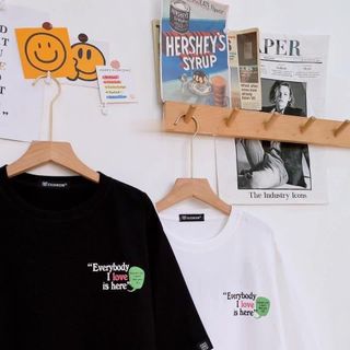 Áo thun form rộng tay lỡ nam nữ unisex in nổi POP.POP VẢI cotton co giãn thấm hút tốt