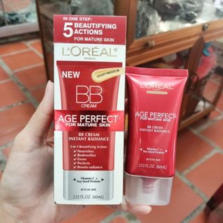 Kem Nền BB Cream LorealAGE PERFECT INSTANT RADIANCE for mature skin 60ml giá sỉ