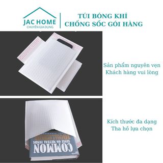 1 Set 100 túi khí gói hàng chống sốc niêm phong nhiều kích thước chống nước chống ẩm