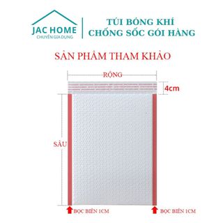 1 Set 100 túi khí gói hàng chống sốc niêm phong nhiều kích thước chống nước chống ẩm