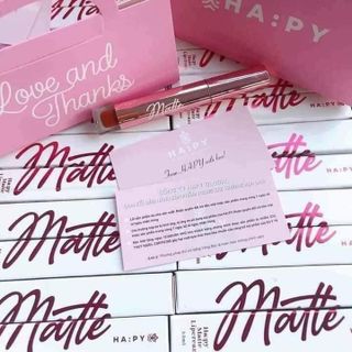 💥Son Happy Matte Lipcream là loại son siêu xinh, siêu lì đang hót thị trường hiện nay.💥