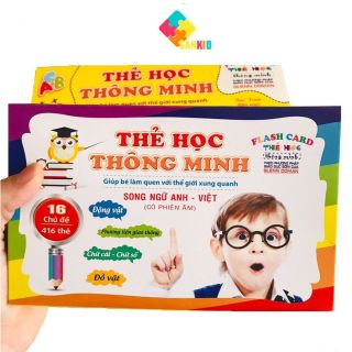 Thẻ học thông minh song ngữ cho bé