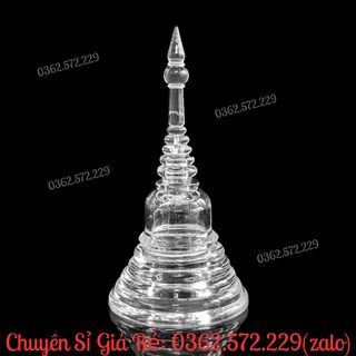 Tháp xá lợi đựng hạt xá lợi đặt bàn thờ Phật cao cấp