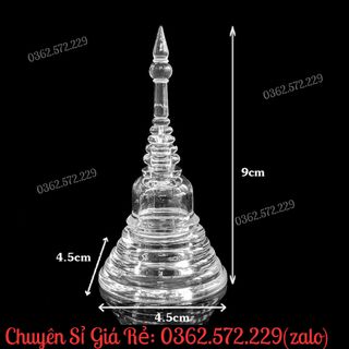 Tháp xá lợi đựng hạt xá lợi đặt bàn thờ Phật cao cấp
