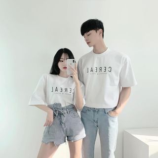 Áo phông đôi nam nữ phong cách hàn quốc