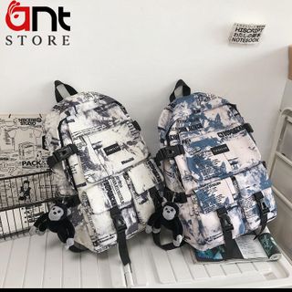 Balo Ulzzang Hàn Quốc phong cách đường phố trẻ trung năng động. Balo đi học, đi chơi có sức chứa lớn, không thấm nước