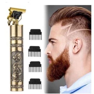 Tông Đơ Cắt Tóc, Chấn Viền VINTAGE-T9 Nhỏ Gọn, Sạc Điện, Pin Bền Đa Năng-BEAUTY AND TECH