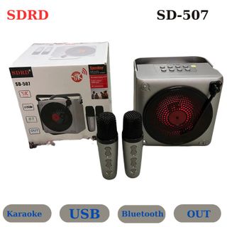 LOA BLUETOOTH KARAOKE SDRD SD-507 ( KÈM 2 MICRO )