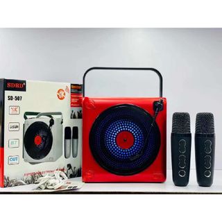 LOA BLUETOOTH KARAOKE SDRD SD-507 ( KÈM 2 MICRO )