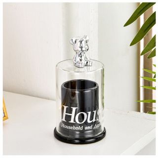 Hộp Đựng Tăm Xỉa Răng, Tăm Bông Nắp Hình Gấu Hộp đựng bông tăm khẩu trang gia đình chống bụi cao cấp có nắp đậy,