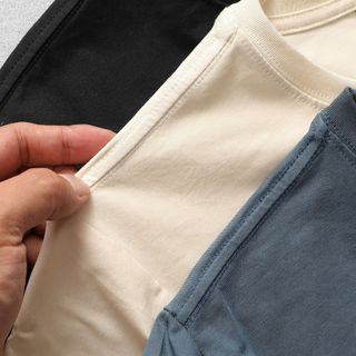 Áo thun cotton 4c nam xịn, áo thun nam cao cấp, chất Cotton 4 chiều xịn, sờ vào là thích - size từ 55kg - 85kg