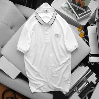 Áo thun nam polo Pack Paris Cotton Mè, thấm hút tốt, chất mát, mịn, chống nhăn, co giãn tốt, ( size 55-95kg )
