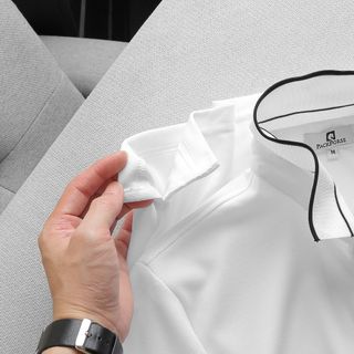 Áo thun nam polo Pack Paris Cotton Mè, thấm hút tốt, chất mát, mịn, chống nhăn, co giãn tốt, ( size 55-95kg )