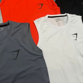Sát nách nam gymshark vải lỗ kim siêu thoáng mát