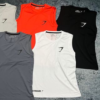 Sát nách nam gymshark vải lỗ kim siêu thoáng mát