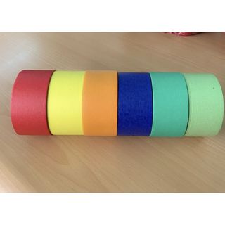 Băng keo giấy nhiều màu loại lớn siêu dính tiện lợi (5cm x 20m) giá sỉ