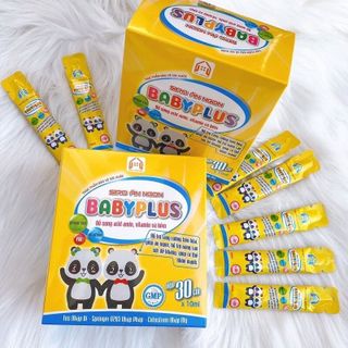 [MUA 1 TẶNG 1] - Siro ăn ngon Baby Plus giúp trẻ hết biếng ăn ngủ ngon tăng cân đề kháng tốt hết táo bón tặng bình nước