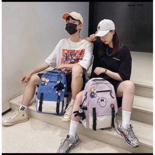 BALO đi học thời trang vải bố nam nữ - MARS MẶT CƯỜI vừa A4