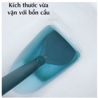 Cọ bồn cầu silicon thông minh, Chổi Cọ bồn cầu có hộp dán tường cao cấp