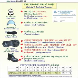 GIÀY BẢO HỘ CAO CỔ DRAGON 3B