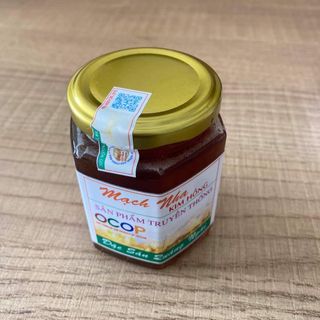 Mạch nha nếp Kim Hồng-Đặc sản Quảng Ngãi (dạng hũ thủy tinh lục giác 250g)