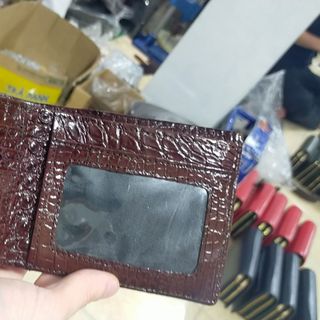 VÍ DA CÁ SẤU 2 MẶT HÀNG CAO CẤP BẢO HÀNH 24 THÁNG giá sỉ