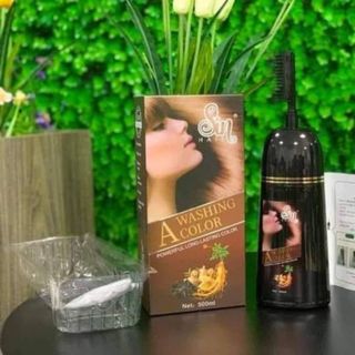 Gội phủ bạc sin hair nâu