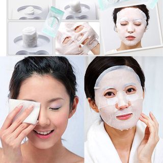 Set 10 miếng đắp mặt nạ giấy dạng nén nhập khẩu từ Nhật Bản