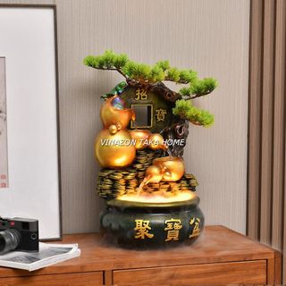 TIỂU CẢNH THÁC NƯỚC PHONG THUỶ TRONG ĐỂ BÀN A19