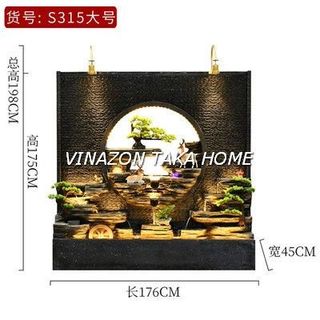 TIỂU CẢNH THÁC NƯỚC PHONG THUỶ TRONG NHÀ NGOÀI TRỜI TO SPA CTY A14