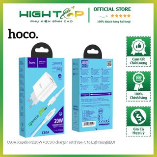 Bộ sạc HOCO C80A PD20W 3.0 QC TypeC to IP: Lựa chọn tuyệt vời cho thiết bị di động của bạn giá sỉ