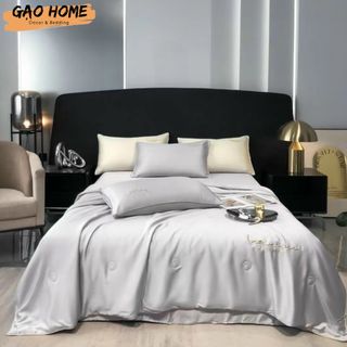 Bộ chăn ga lụa thái chăn hè Hàng Nhập Khẩu Siêu Đẹp Mát Lạnh Đủ Kích Thước - KiMi Decor HCM