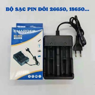 BỘ SẠC PIN ĐÔI CHUYÊN SẠC PIN 26650, PIN 18650, PIN 14500, 16340 LI-ION