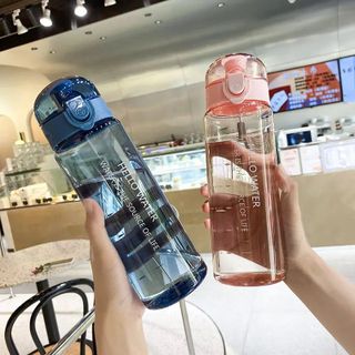 Bình nước tập gym thể thao dung tích lớn nhựa PP 780ml