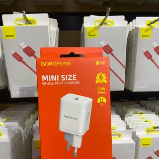 Bộ sạc Borofone BN6 USB - C to Lightning