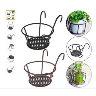 Kệ Để Chậu Hoa Cây Cảnh Có Móc Treo Ngoài Ban Công Tiện Lợi