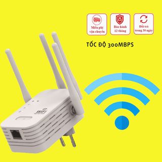 Bộ Cục Kích Wifi Siêu Khỏe Tăng Sóng Wifi Lên Tốc Độ Cao 300Mbps 4 râu giá sỉ