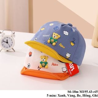 Mũ cho bé/ Mũ vành nhỏ dễ thương S6-18m M195.43-ri5