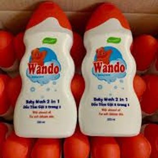 Sữa tắm chai wando cho bé