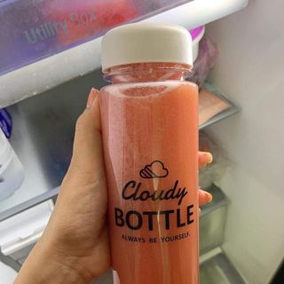 Bình nhựa đựng nước uống có nắp đậy 500ml nhập khẩu từ Nhật Bản