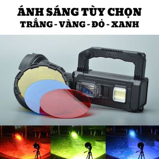 ĐÈN PIN XÁCH TAY W5111 SIÊU SÁNG, ĐÈN PIN CHIẾU XA 1000 MÉT - SIZE ĐẠI