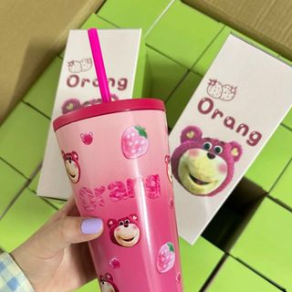 Cốc gấu dâu sẵn
