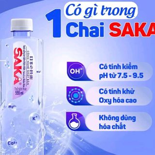 Thùng 12 chai nước điện giải SAKA 1.2L / Lốc 6 chai nước điện giải SAKA 1200ml