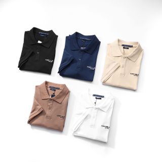 Áo thun polo nam, áo thun cổ bẻ nam cao cấp, chất cotton  , mịn , mát , thấm hút tốt, Full tem tag mạc . Phom chuẩn , thiết kế đơn giản dễ phối , dạo phố , tiệc tùng ok. LOGO THÊU XỊN XÒ - size từ 55kg - 87kg