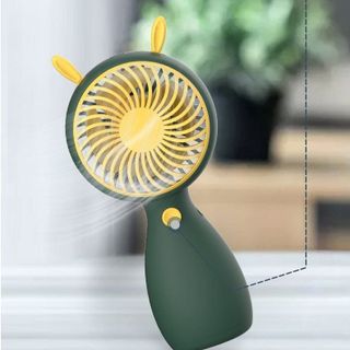 QUẠT MINI TÍCH ĐIỆN CẦM TAY, ĐỂ BÀN TIỆN LỢI HÌNH THÚ NGỘ NGHĨNH